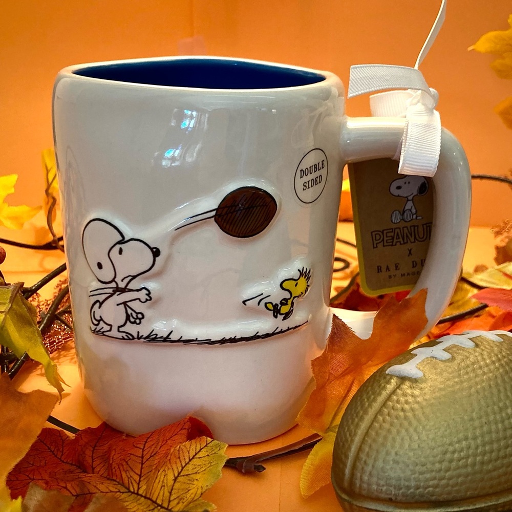 NWT Rae Dunn Peanuts “Go Team” Mug